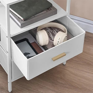 Table de chevet 2 ensembles avec doubles tiroirs -