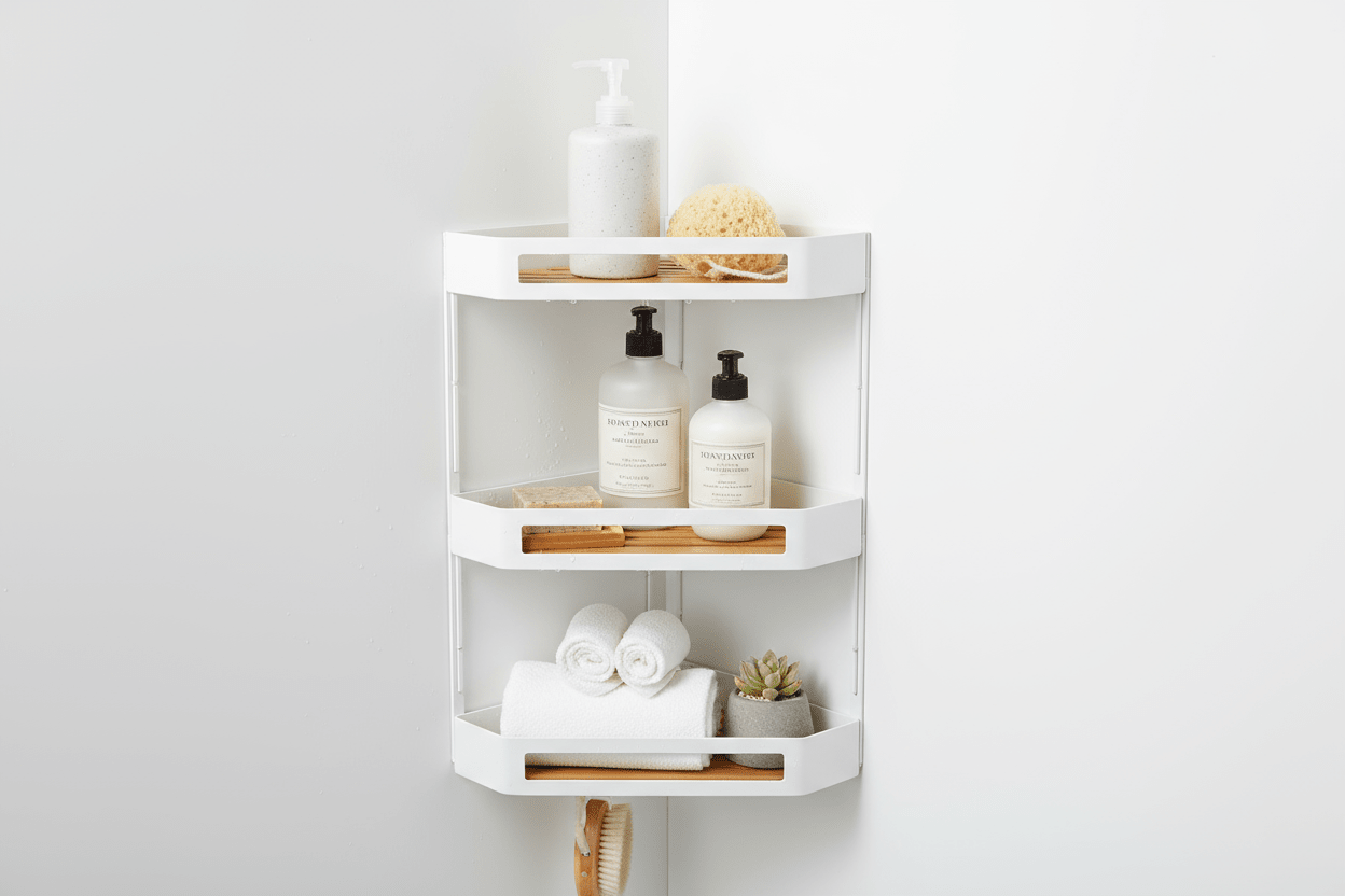 Etagère dans douche