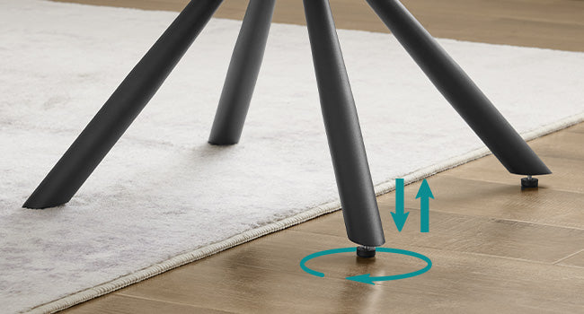 Chaise salle à manger vert en velours 1 pièces -