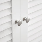 Meuble salle de bain murale blanc avec 2 portes -