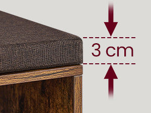 Grand meuble à chaussure et banc 9 Compartiments -