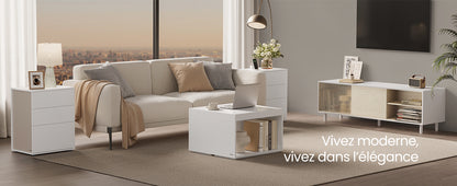 Table de nuit vasagle à montage ultra rapide -