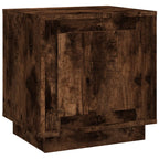 Mini table de nuit Chêne Fumé 44X35X45 cm Bois D'Ingénierie -