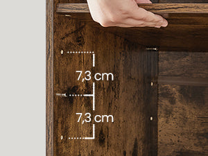 Grand meuble à chaussure et banc 9 Compartiments -