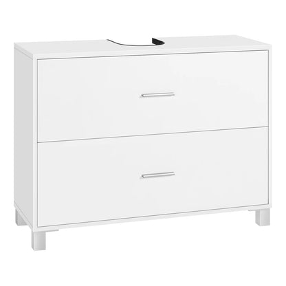 Meuble salle de bain sous lavabo 80x30x60cm - Blanc Meuble salle de bain