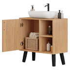 Meuble salle de bain en bois moderne 60x30x60.5cm -