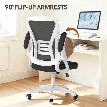 Chaise de bureau roulante avec accoudoirs -