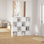 Étagère cube blanc en bois -