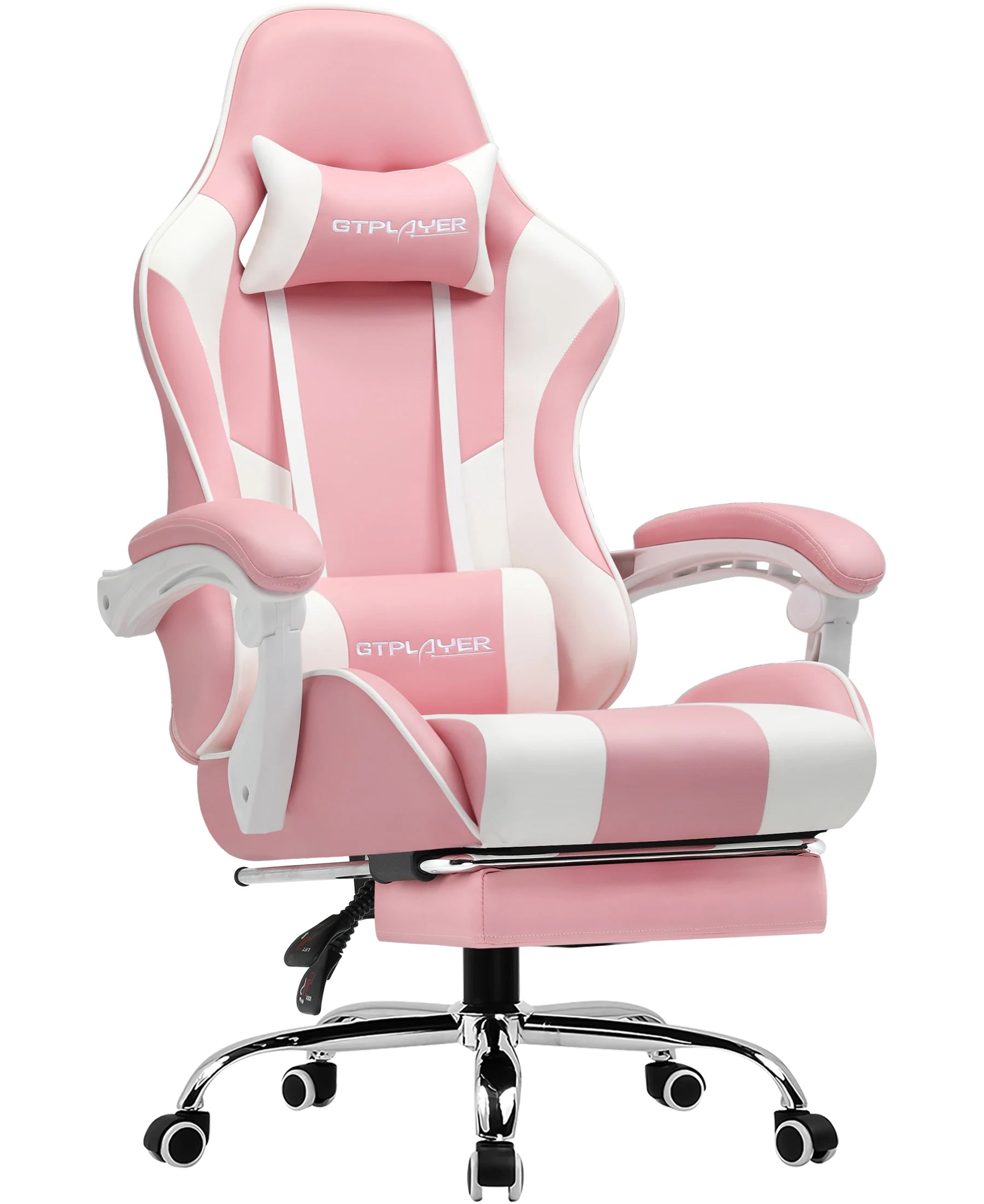 Chaise de bureau pas cher design solide et gamer - Rose Chaise de bureau