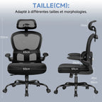 Chaise de bureau beige tendance et ergonomique -