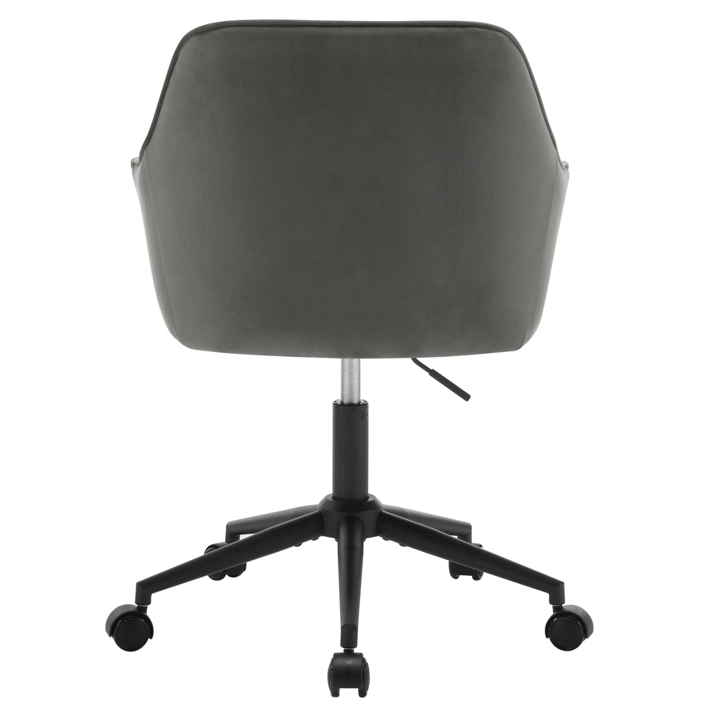 Chaise de bureau pivotante en velours -