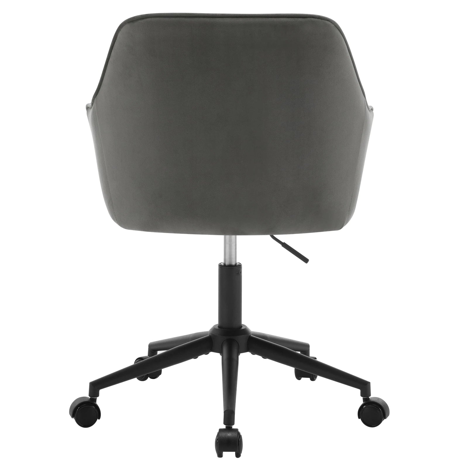 Chaise de bureau pivotante en velours -