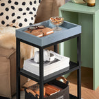 Table de nuit étroite verte 1 pièces -