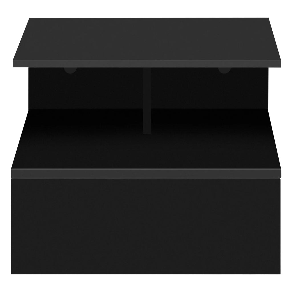 Table de chevet suspendue en bois 2 ensembles -