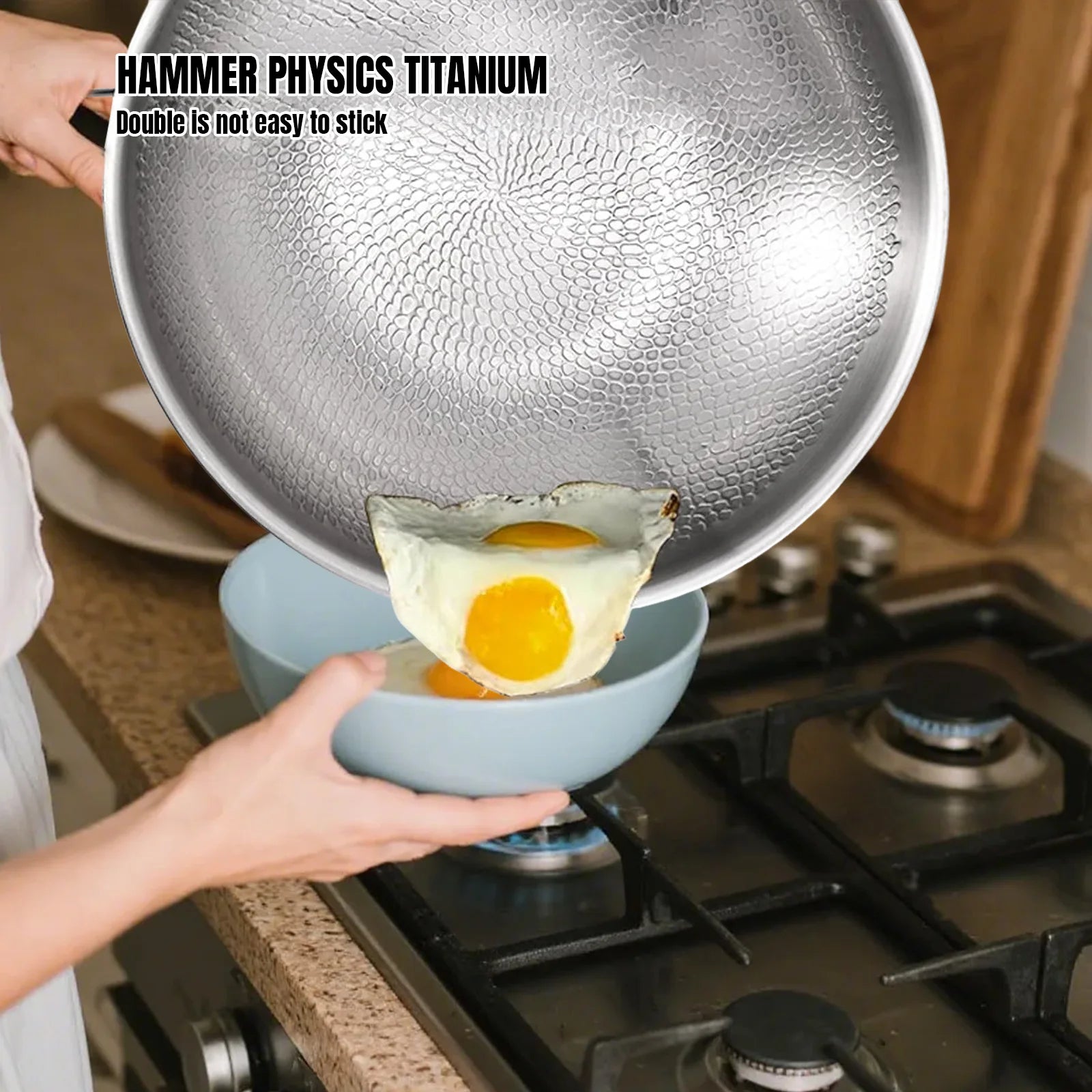 Poêle inox pour induction et cuisine tradition comme gastronomique -