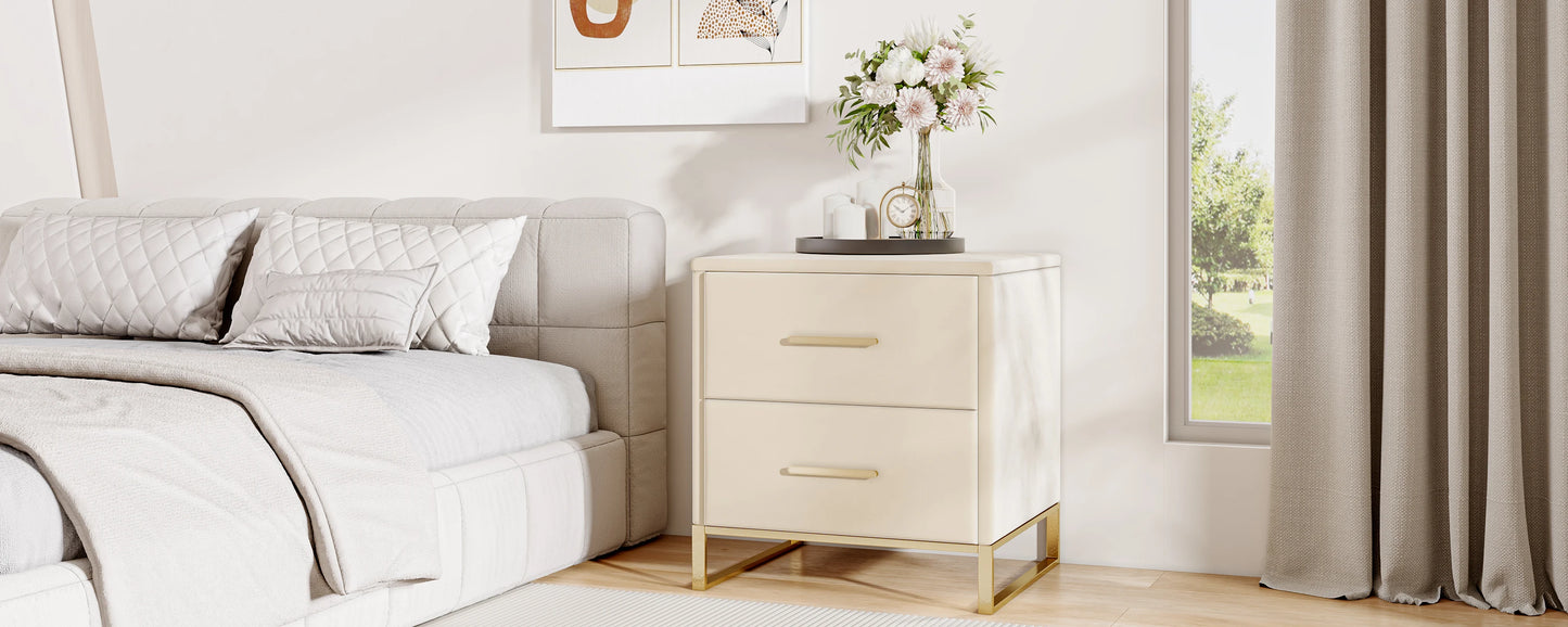 Table de chevet rustique - lot de 2 pièces -