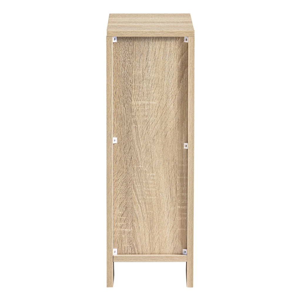 Table de chevet naturel étroite en bois -