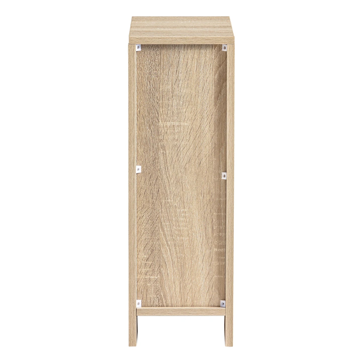 Table de chevet naturel étroite en bois -