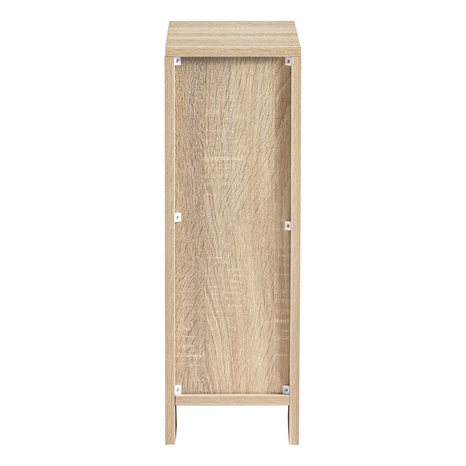 Table de chevet naturel étroite en bois -