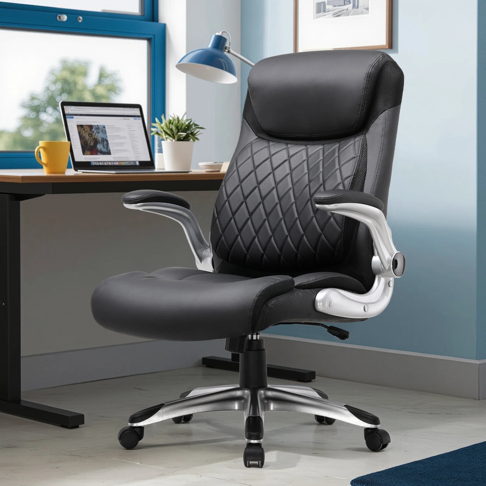 Chaise de bureau confort solide et luxueux - Noir Chaise de bureau