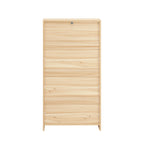 Meuble à chaussures de 3 rabats et à hauteur vertical -