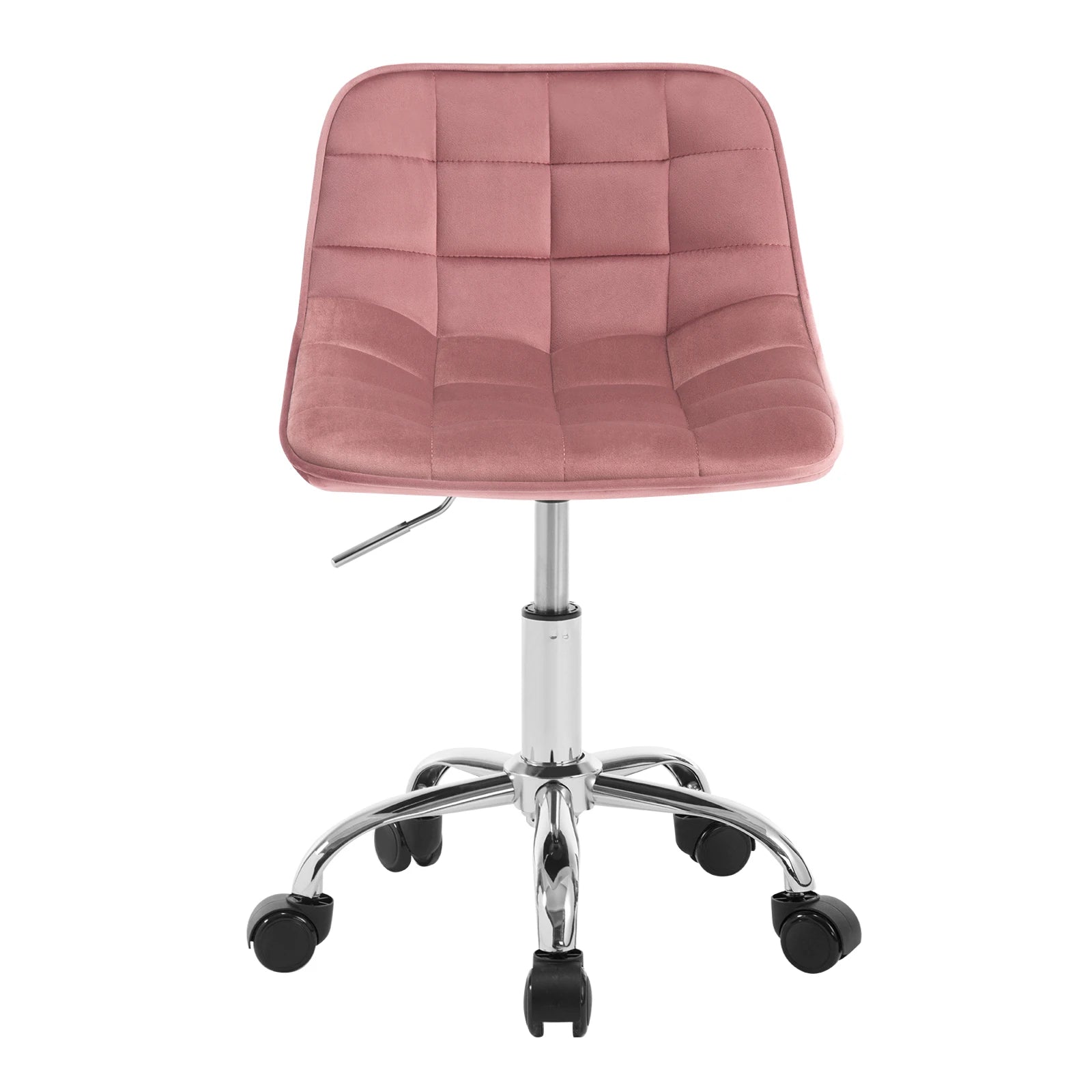 Chaise de bureau sans accoudoirs avec roulette - Rose Chaise de bureau