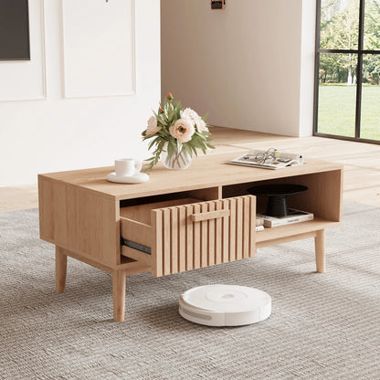 Table basse bois naturel -