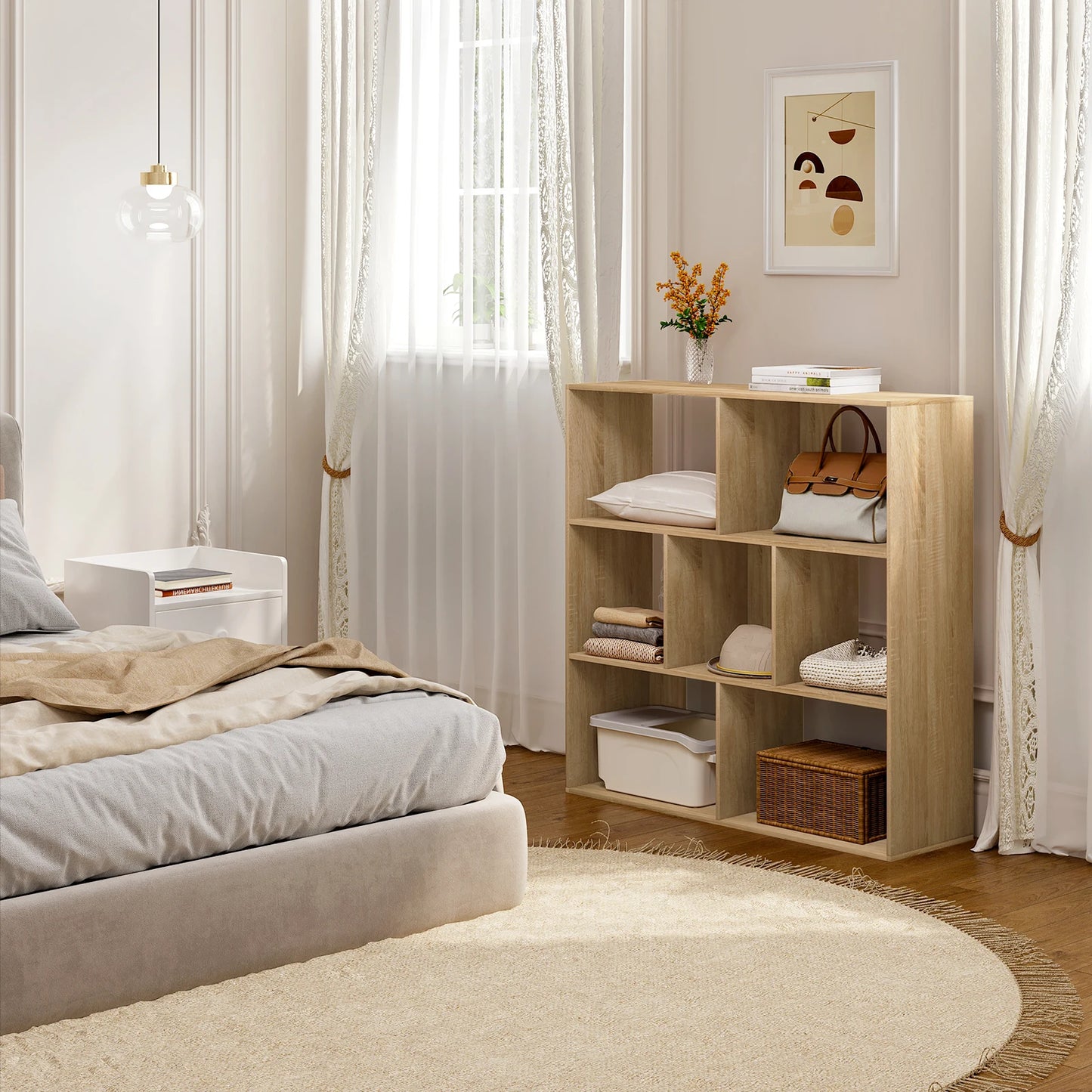 Étagère cube de rangement moderne 100x100x30cm -