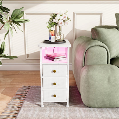 Table de chevet structure métallique -