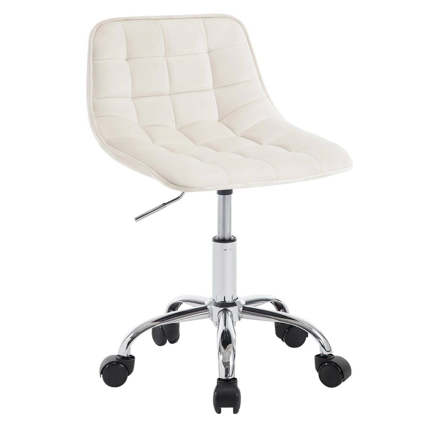 Chaise de bureau sans accoudoirs avec roulette -