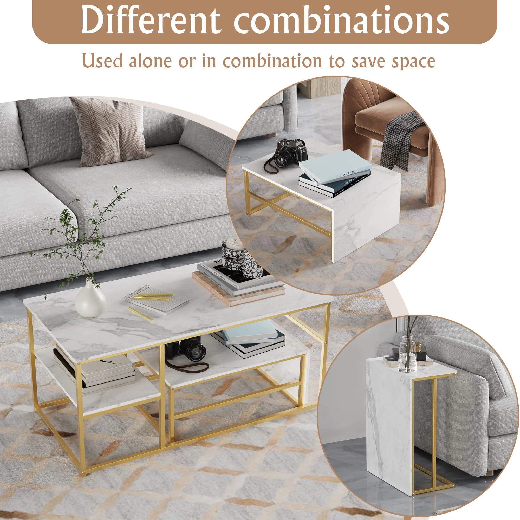 Table basse simple pour le salon -