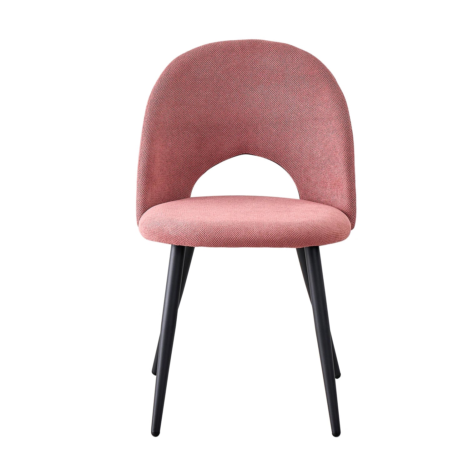 Chaise salle à manger lot de 4 à dossier creux -