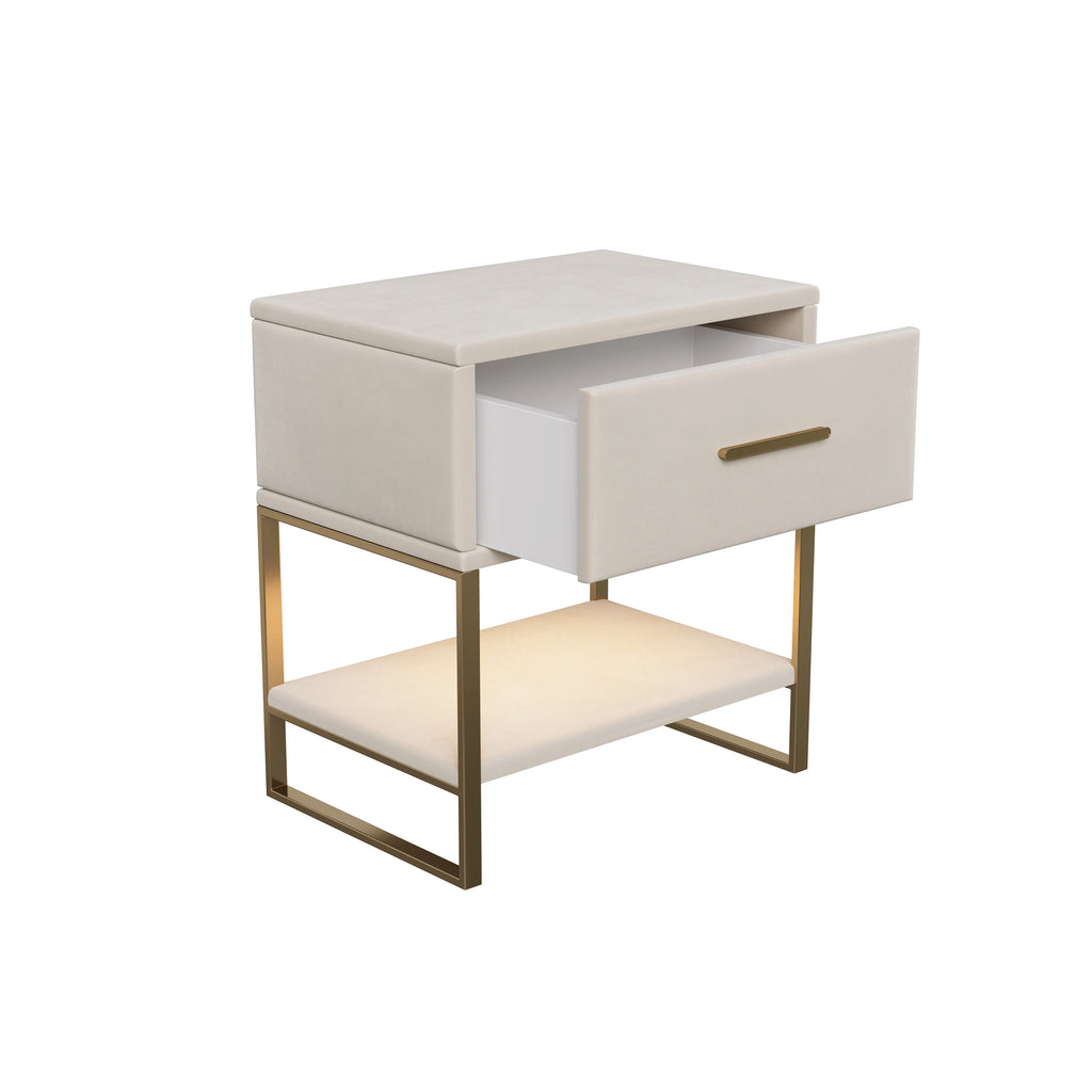 Table de chevet industriel de luxe -