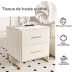 Table de chevet scandinave lot de 2 tables basse de nuit -