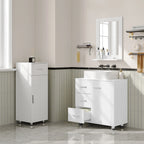 Meuble de rangement à tiroirs blanc -