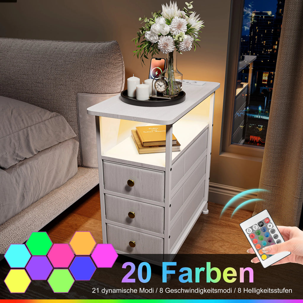 Table de chevet structure métallique -