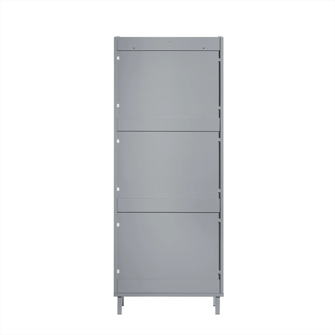 Meuble à chaussure étagère gris -