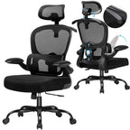 Chaise de bureau beige tendance et ergonomique - Noir Chaise de bureau