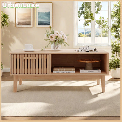 Table basse bois naturel -