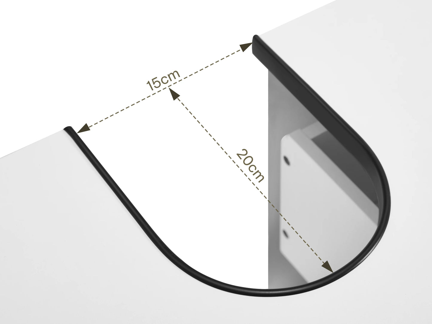 Meuble salle de bain sous lavabo 80x30x60cm -