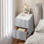 Table de nuit grise pour canapé ou chambre 1 pièce -