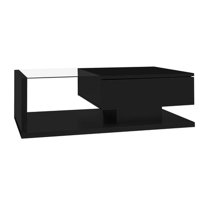 Table basse noir pour salon original et tendance -