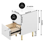 Table de nuit grise pour canapé ou chambre 1 pièce -
