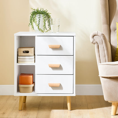 Table de chevet tendance premium - Blanc Table de chevet