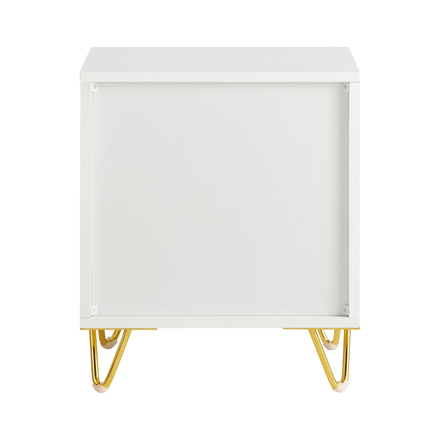 Table de chevet vintage moderne avec 2 tiroirs à 1pièce -