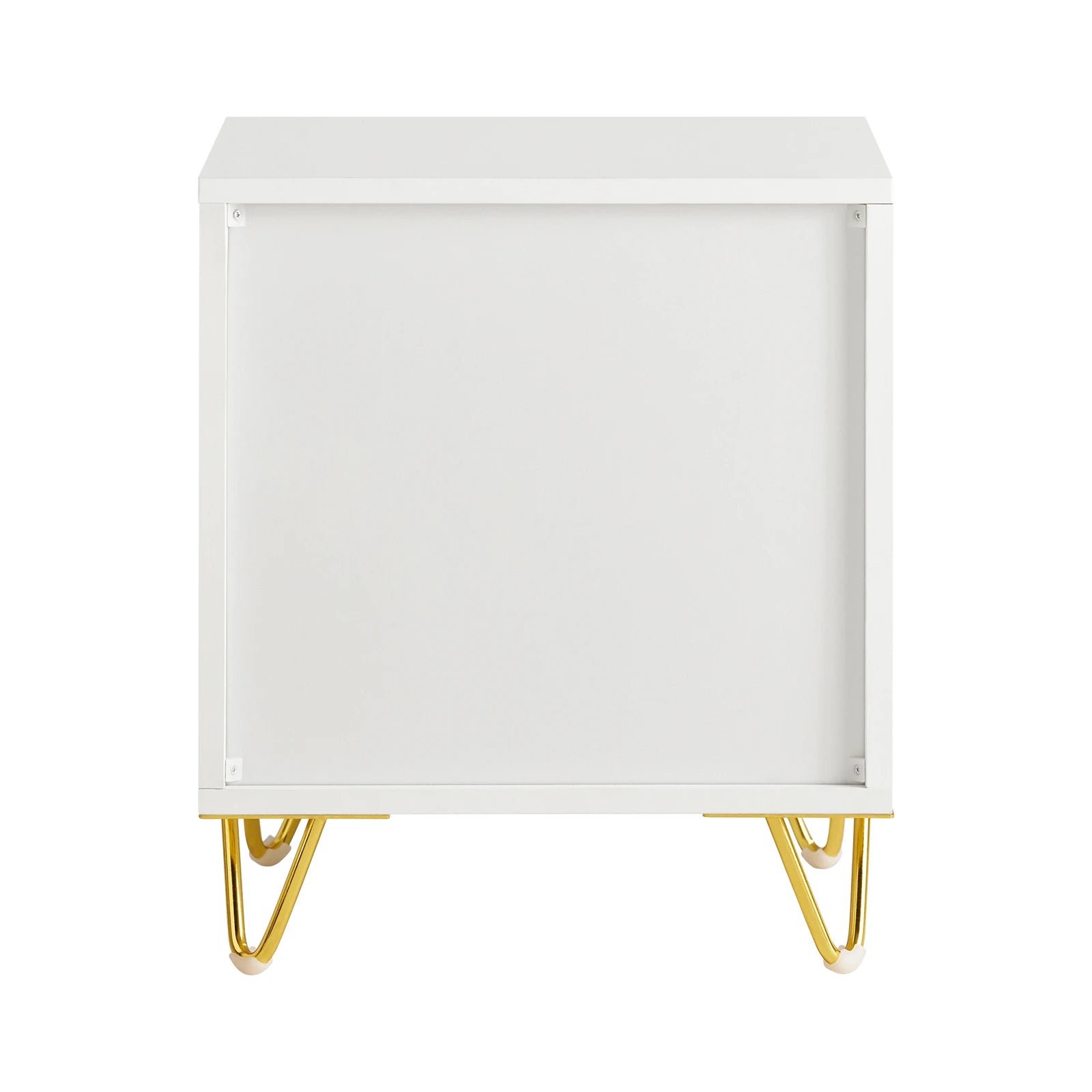 Table de chevet vintage moderne avec 2 tiroirs à 1pièce -