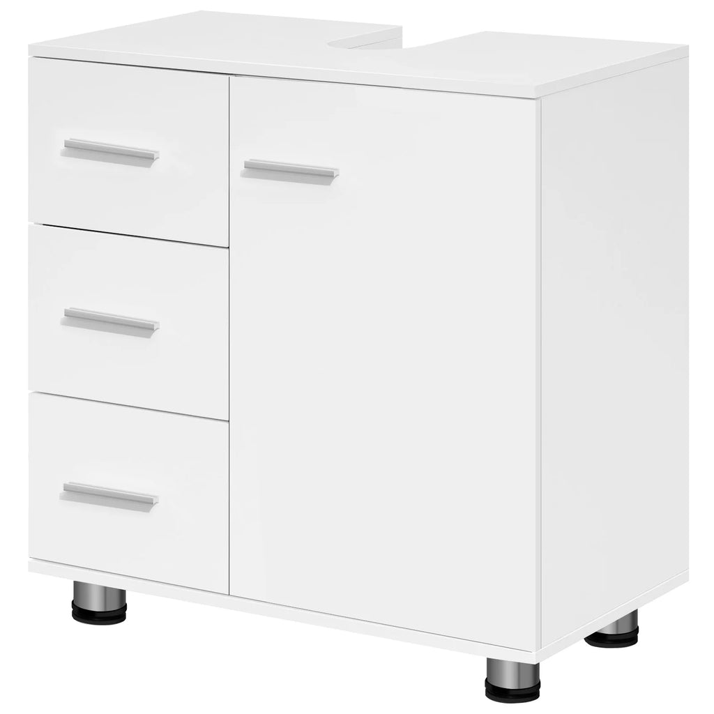 Meuble de rangement à tiroirs blanc -