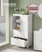 Meuble de rangement cuisine à 2 tiroirs et 2 portes -