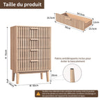 Meuble de rangement profondeur 30 cm en bois -