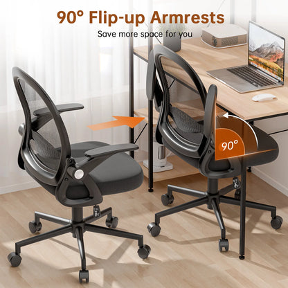 Chaise de bureau industriel ergonomique à taille moyenne -